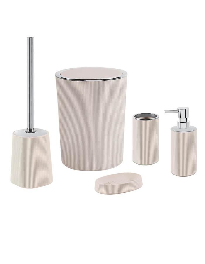 Ravello Home - Yuvarlak Banyo Setleri - Yuvarlak Banyo Setleri Gümüş