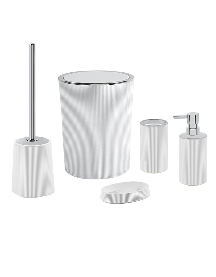 Ravello Home - Yuvarlak Banyo Setleri - Yuvarlak Banyo Setleri Gümüş